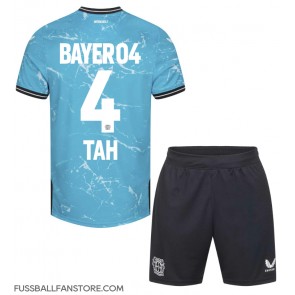 Bayer Leverkusen Jonathan Tah #4 Replik 3rd trikot Kinder 2023-24 Kurzarm (+ Kurze Hosen)